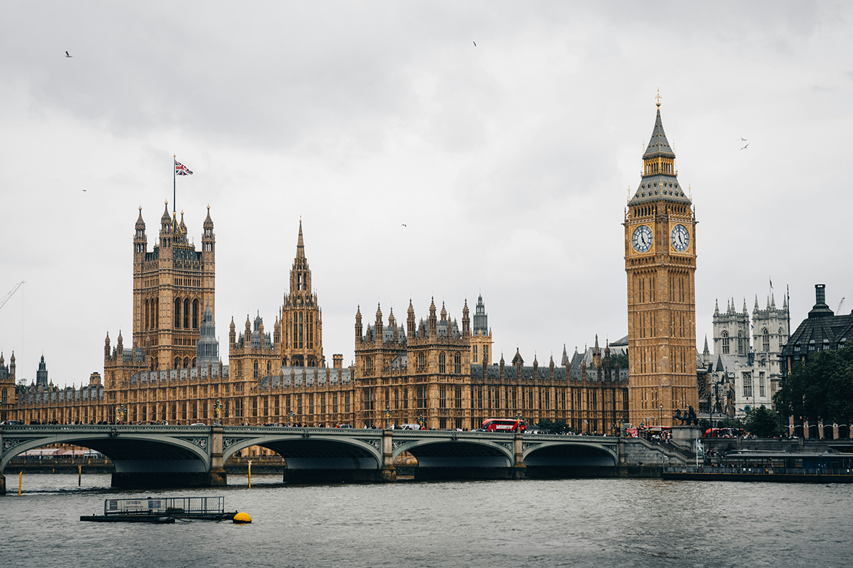 The Houses of Parliament in London